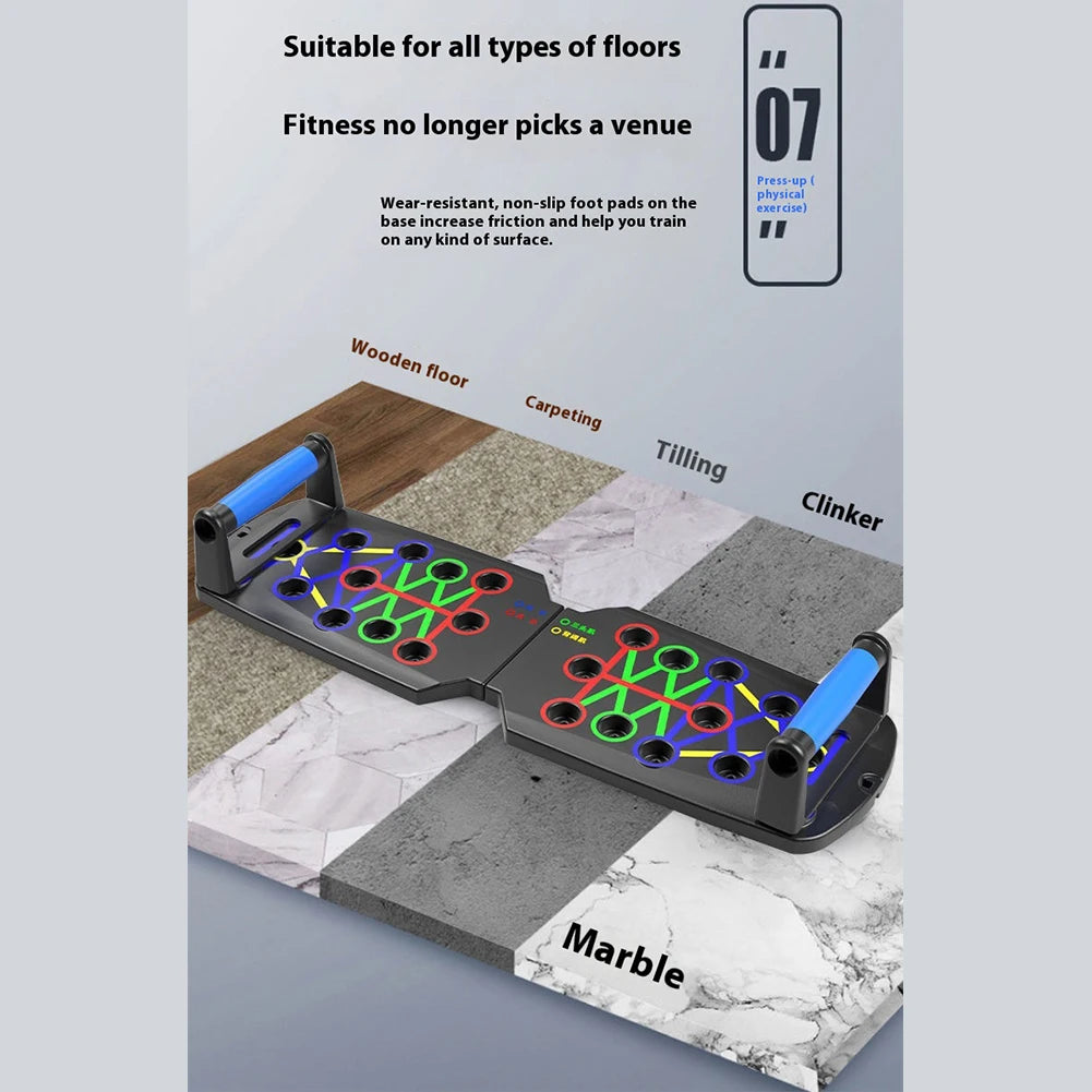 Foldable Push-Up Board – Chest, Arm & Core Trainer