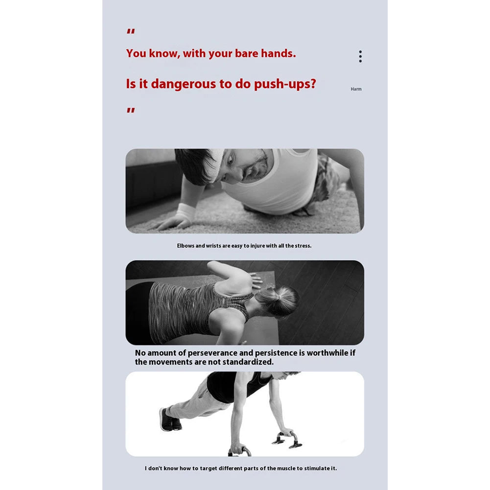 Foldable Push-Up Board – Chest, Arm & Core Trainer